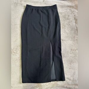 Haute Monde Black Pencil Skirt Sleek Design